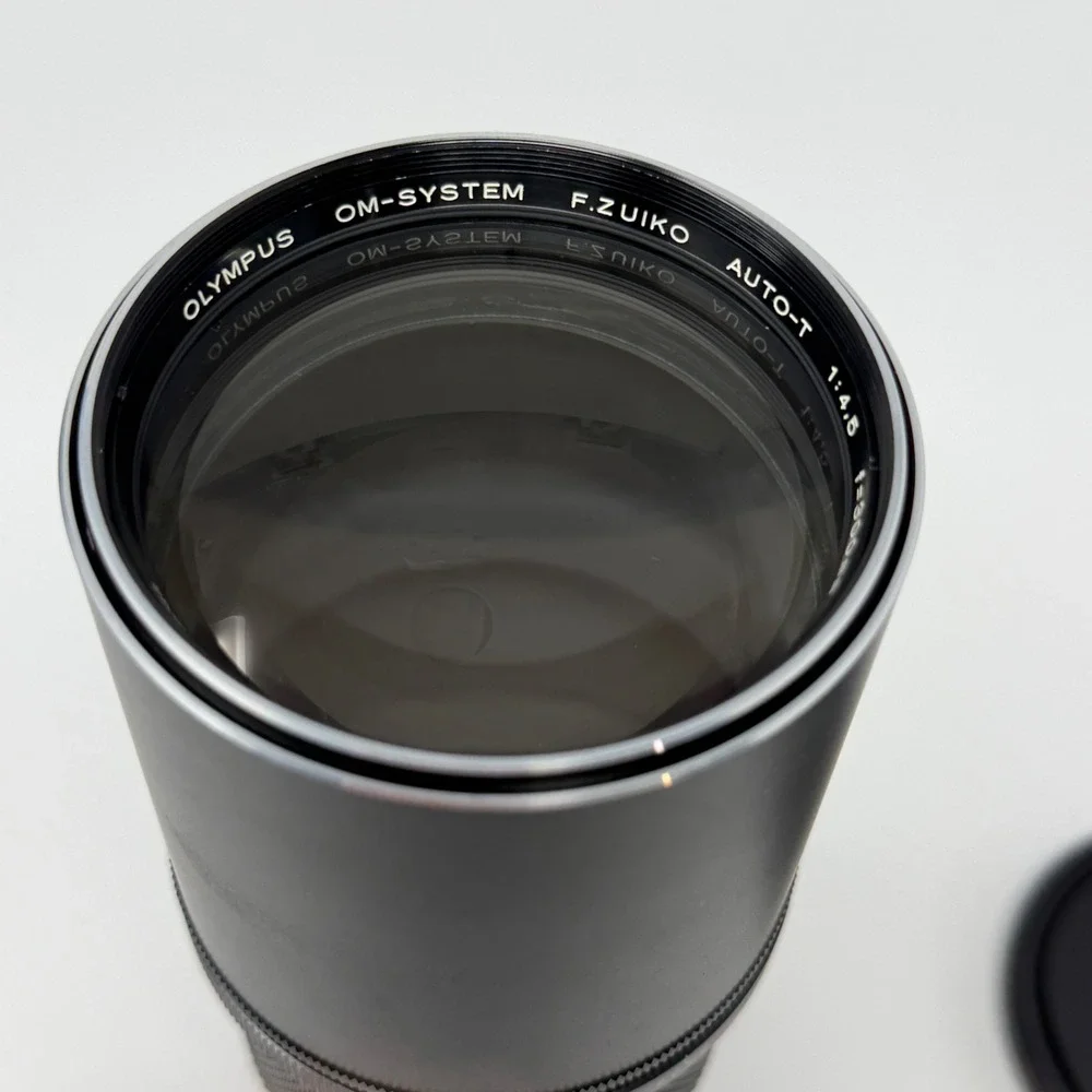 Olympus OM-System F.Zuiko Auto-T 300mm f/4.5 Lens Case Manual Filter Japan